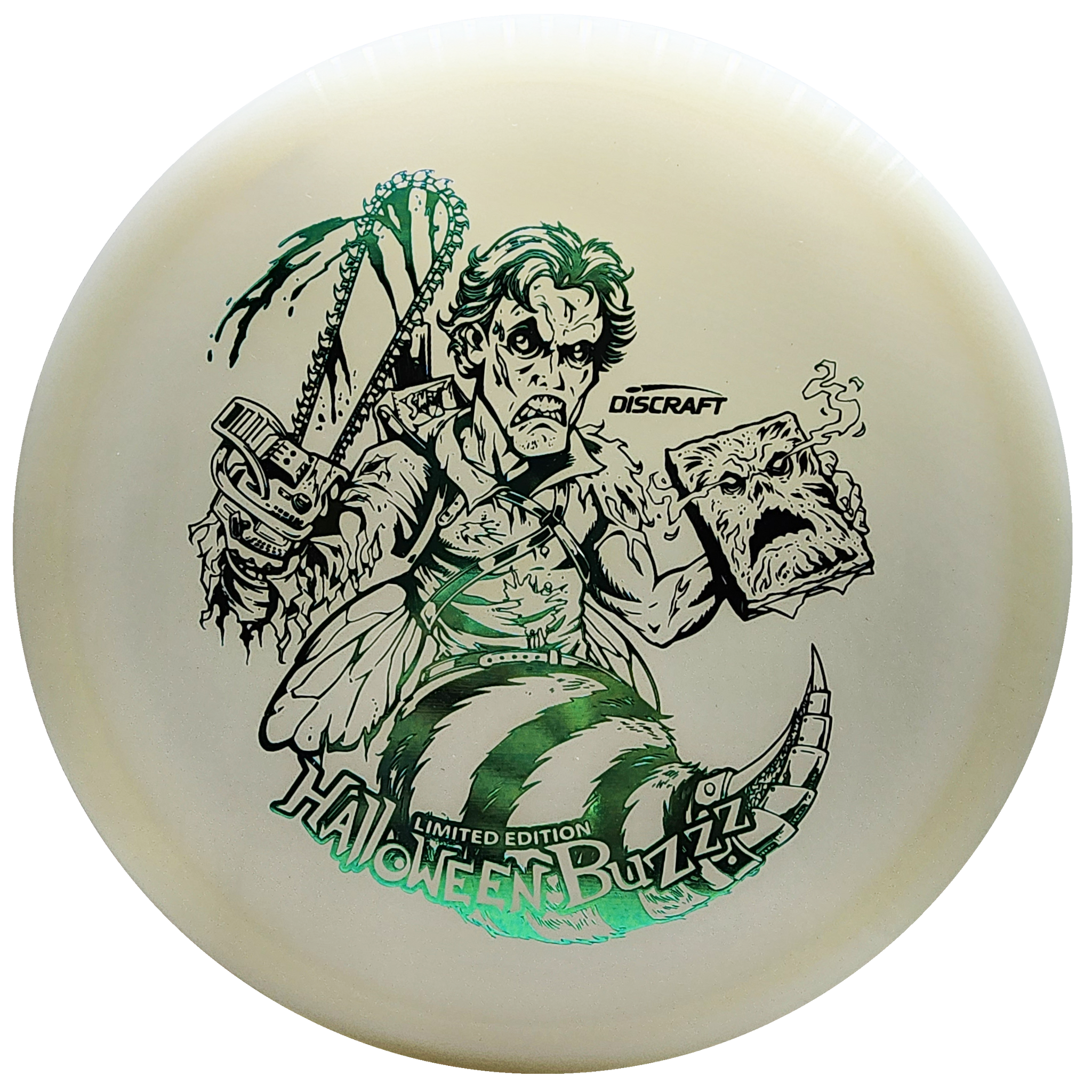 Discraft: Limited Edition 2023 Halloween Z Buzzz Nite Glo - White/Green