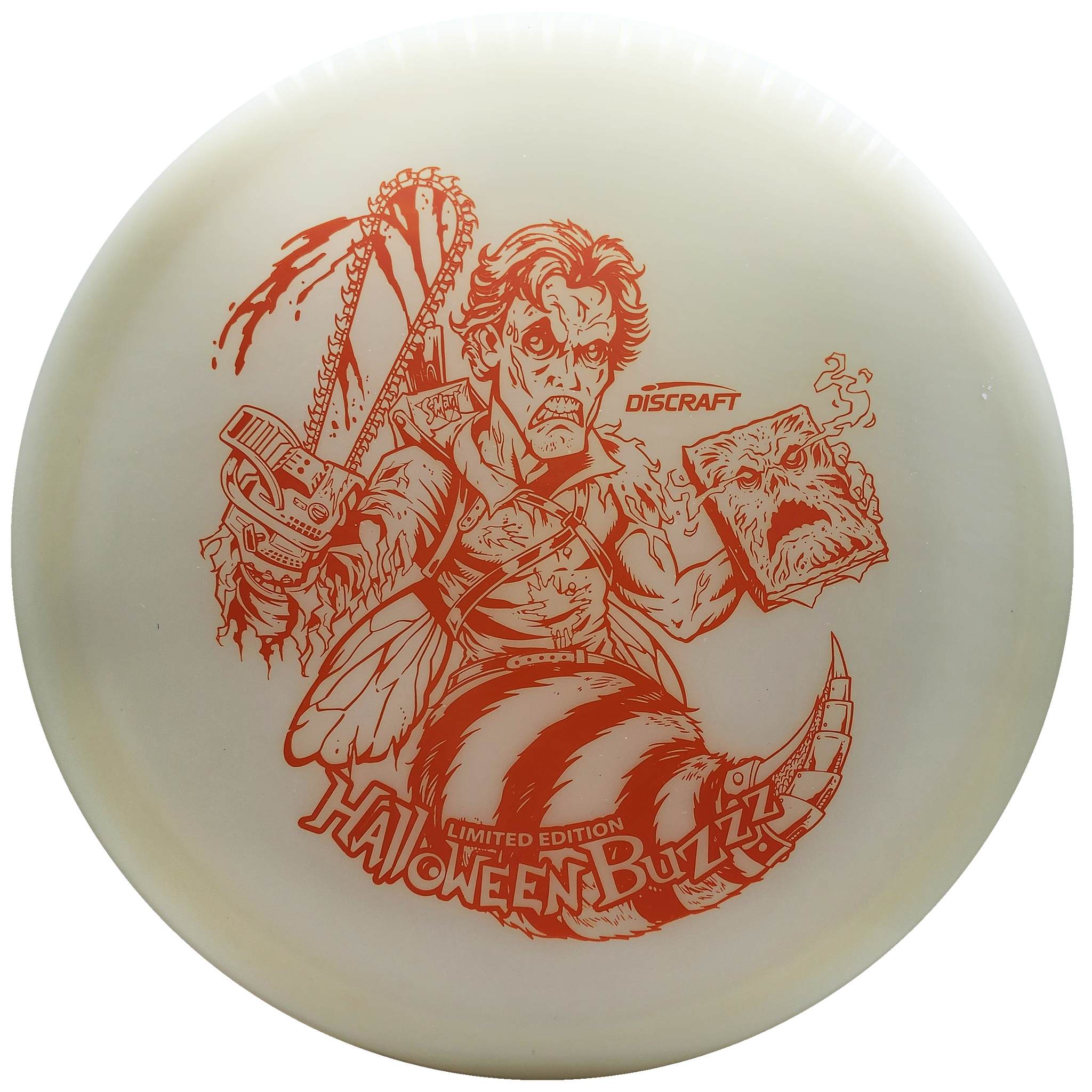 Discraft: Limited Edition 2023 Halloween Z Buzzz Nite Glo - White/Orange