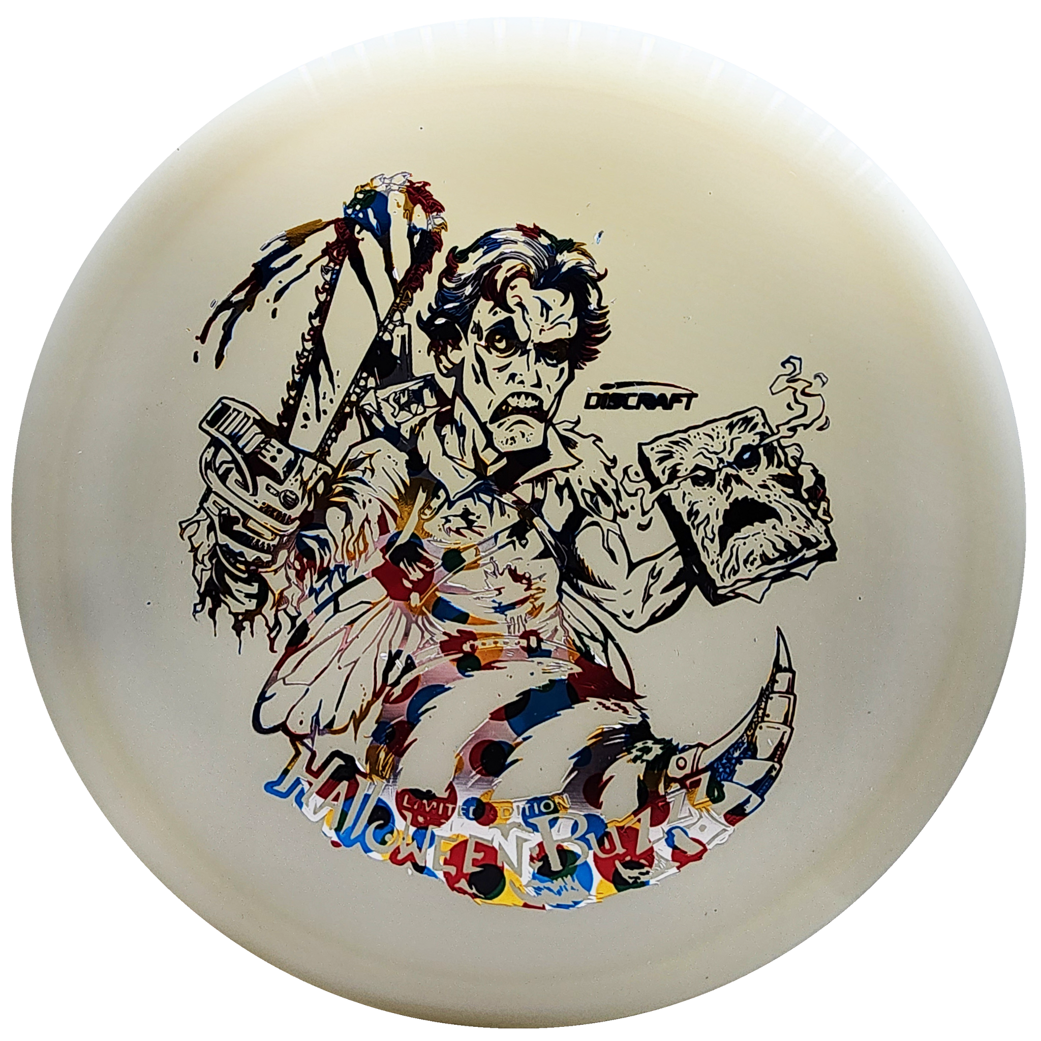 Discraft: Limited Edition 2023 Halloween Z Buzzz Nite Glo - White/Spots