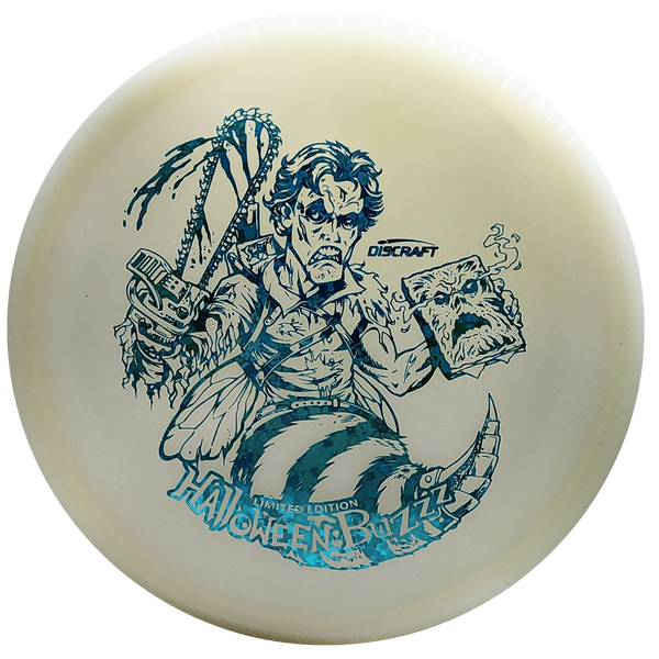 Discraft: Limited Edition 2023 Halloween Z Buzzz Nite Glo - White/Turquoise