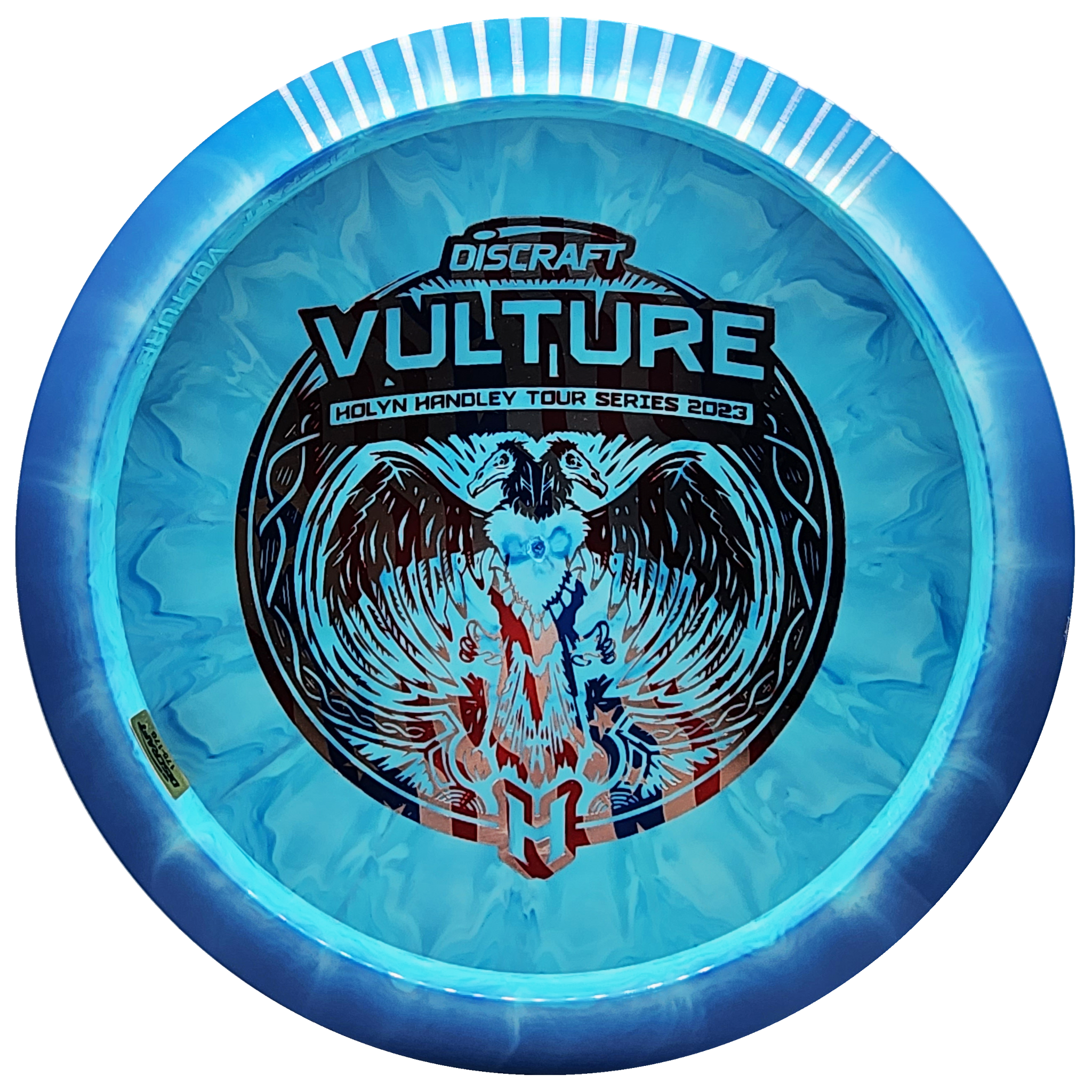 Discraft: 2023 Holyn Handley Tour Series Vulture - Blue/Flag