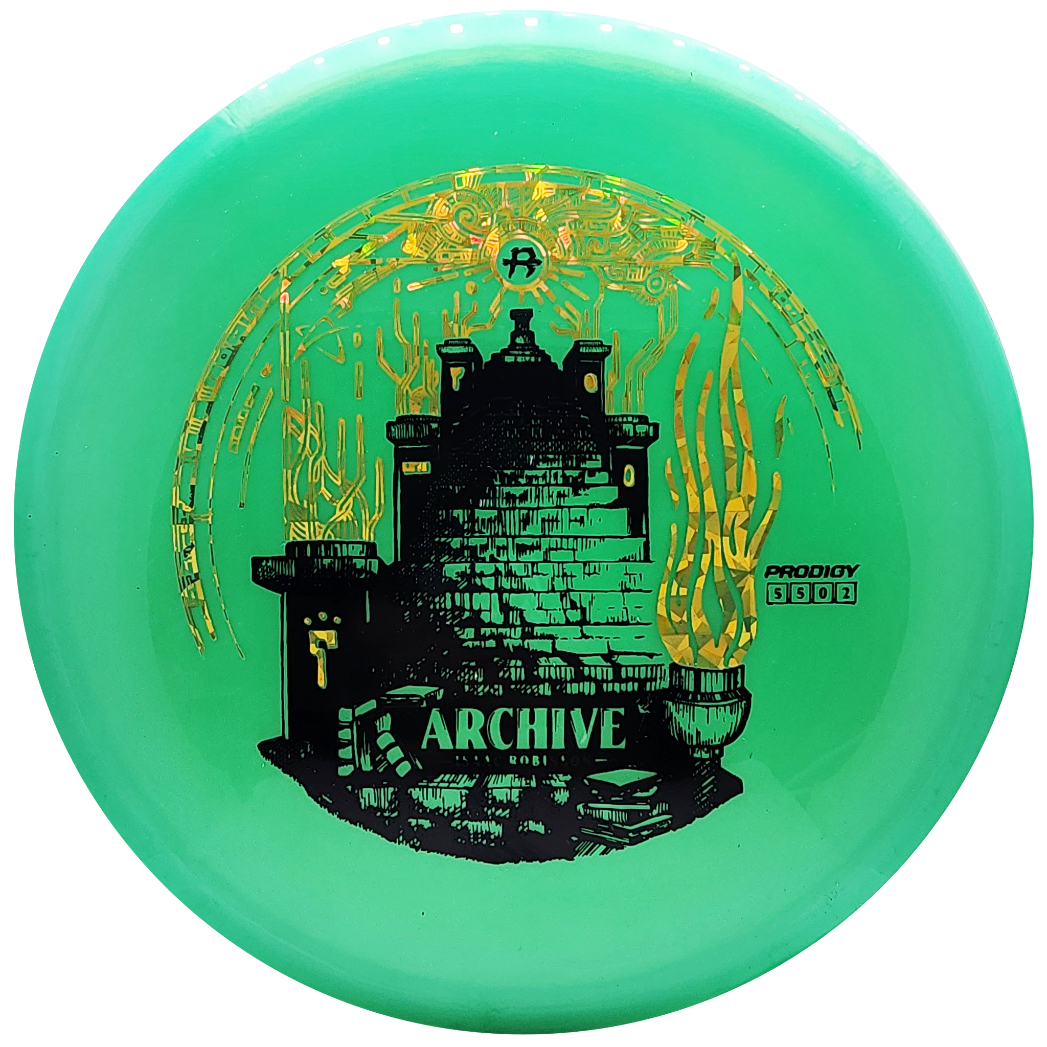 Discmania: Isaac Robinson Archive Midrange - 500 Plastic - Green/Black/Gold