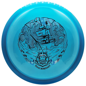 Prodigy: Isaac Robinson Archive Midrange - "Smuggler's Pursuit" Pro Worlds Stamp - 400 Plastic - Blue/Black/Flag