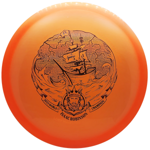 Prodigy: Isaac Robinson Archive Midrange - "Smuggler's Pursuit" Pro Worlds Stamp - 400 Plastic - Orange/Black/Rainbow