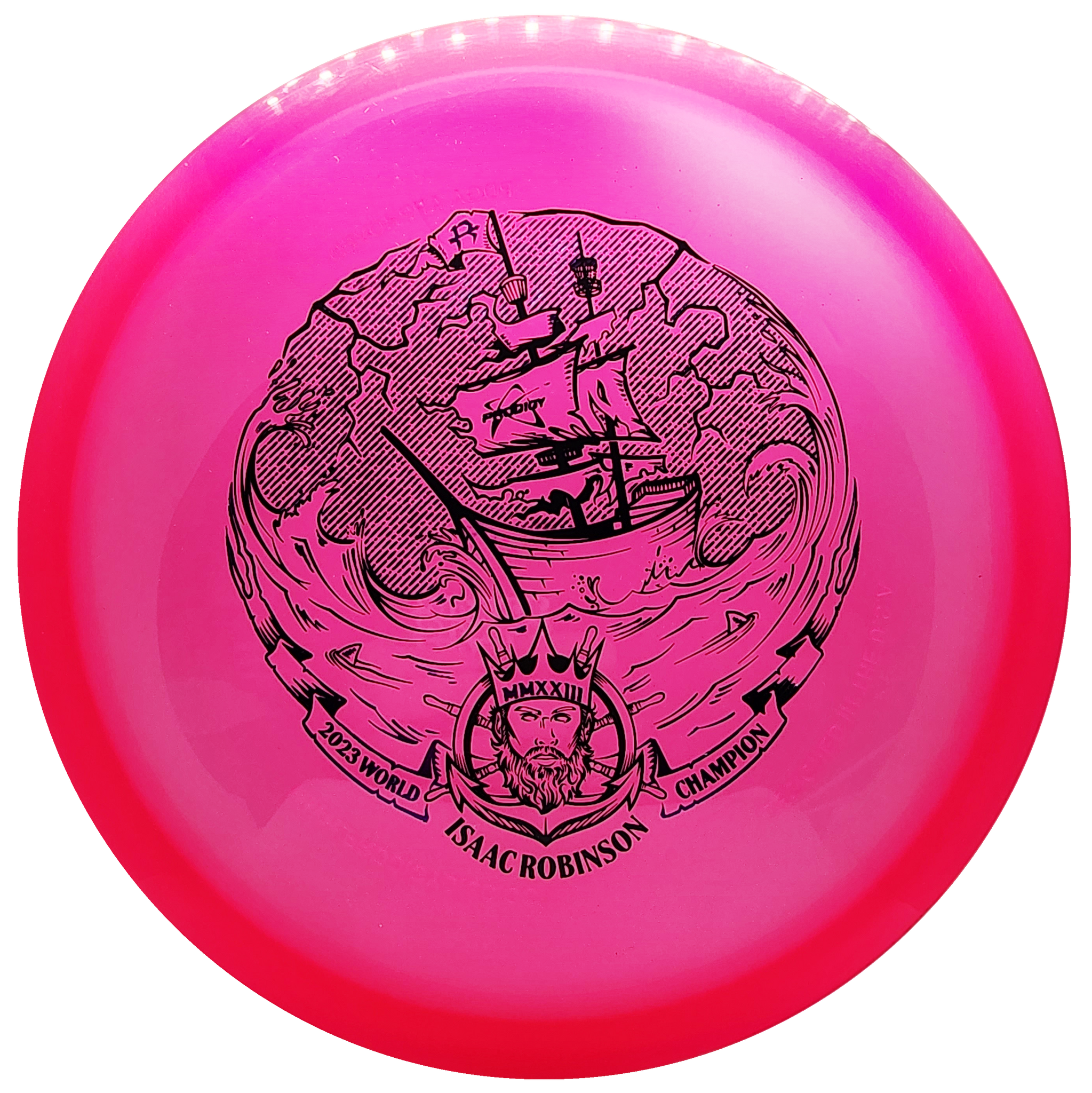 Prodigy: Isaac Robinson Archive Midrange - "Smuggler's Pursuit" Pro Worlds Stamp - 400 Plastic - Pink/Black/Purple