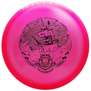 Prodigy: Isaac Robinson Archive Midrange - "Smuggler's Pursuit" Pro Worlds Stamp - 400 Plastic - Pink/Black/Purple