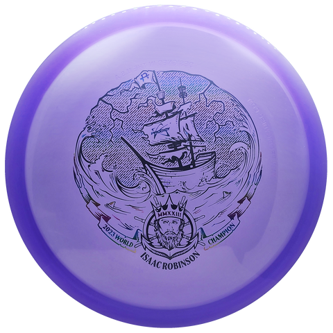 Prodigy: Isaac Robinson Archive Midrange - "Smuggler's Pursuit" Pro Worlds Stamp - 400 Plastic - Purple/Black/Rainbow