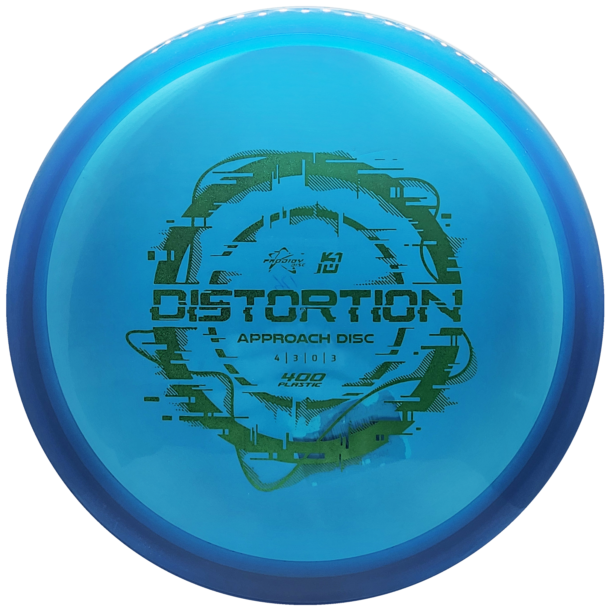 Prodigy: Kevin Jones Distortion Approach Disc - 400 Plastic - Blue/Green