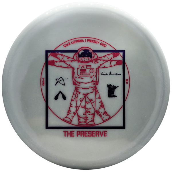 Prodigy: M4 750 Glimmer GLOW - Cale Leiviska "The Preserve Spaceman" Stamp - Grey/Dark Purple/Pink