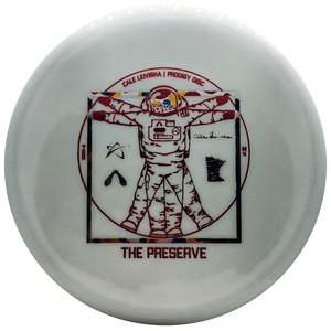 Prodigy: M4 750 Glimmer GLOW - Cale Leiviska "The Preserve Spaceman" Stamp - Grey/Dots/Red