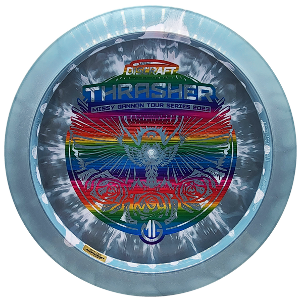 Discraft: 2023 Missy Gannon Tour Series Thrasher - Teal/Rainbow