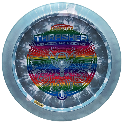 Discraft: 2023 Missy Gannon Tour Series Thrasher - Teal/Rainbow