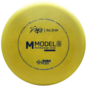 Prodigy: ACE Line M Model S Midrange Disc - DuraFlex GLOW Plastic - Yellow/Blue