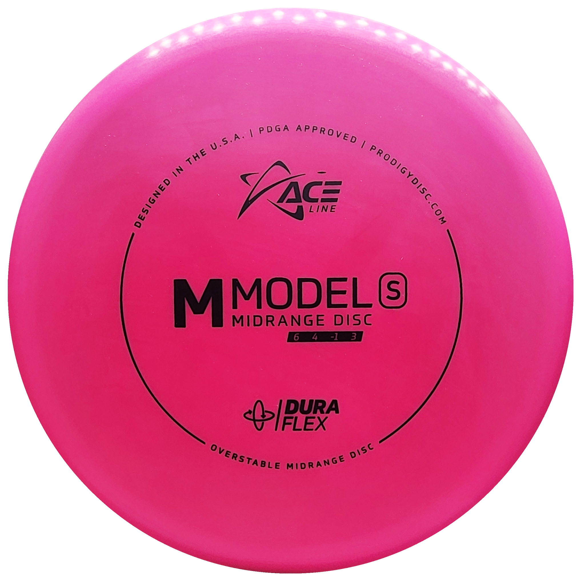 Prodigy: ACE Line M Model S Midrange Disc - DuraFlex Plastic - Pink/Black