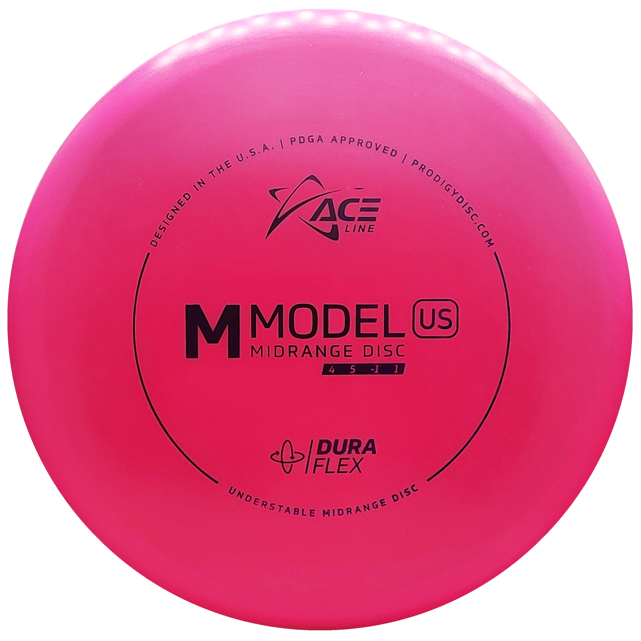 Prodigy: ACE Line M Model US Midrange Disc - DuraFlex Plastic - Pink/Pink