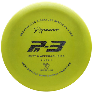 Prodigy: PA-3 Putt & Approach Disc - Heather Young 2022 Signature Series - Yellow/Silver