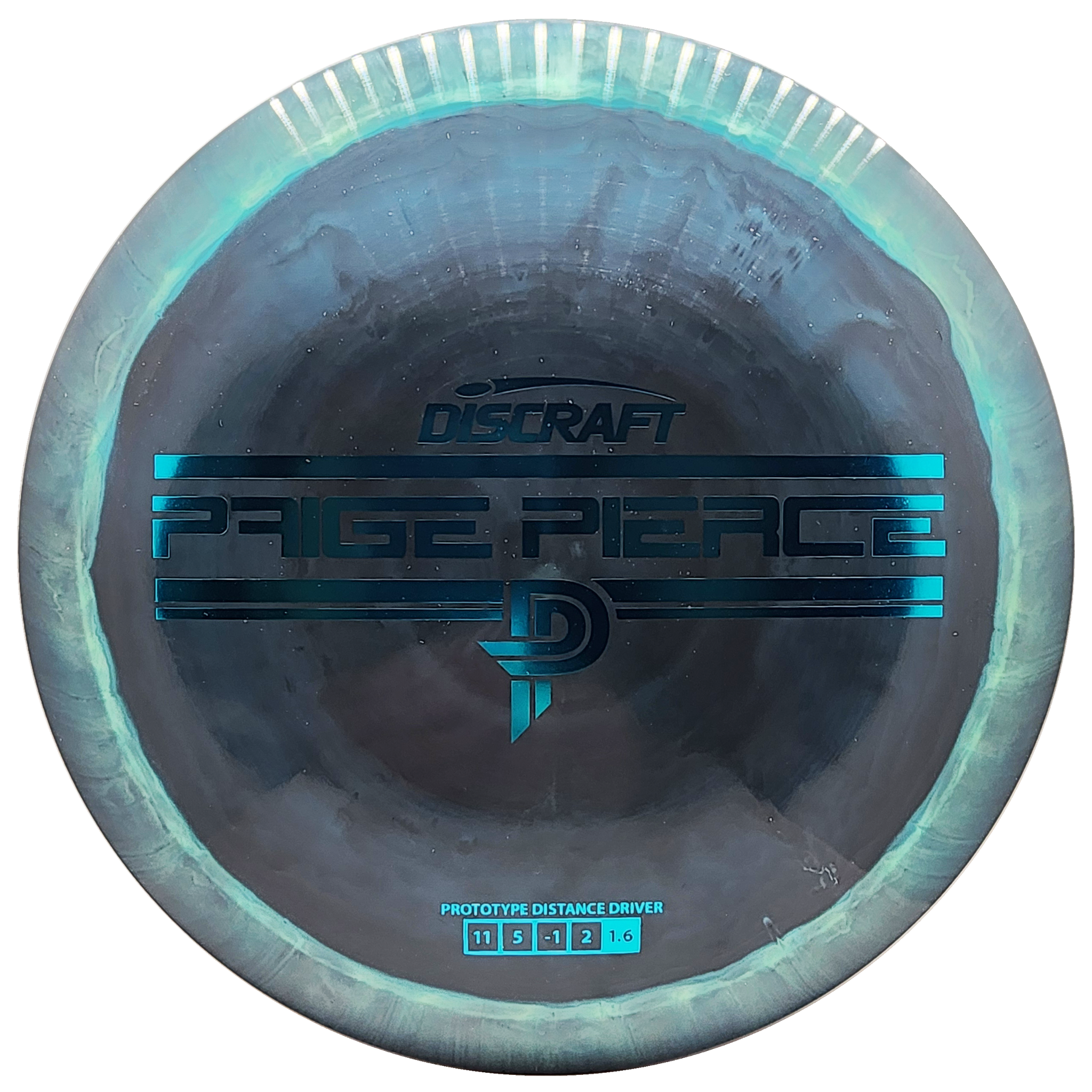 Discraft: Paige Pierce Drive Prototype - Black/Green/Teal