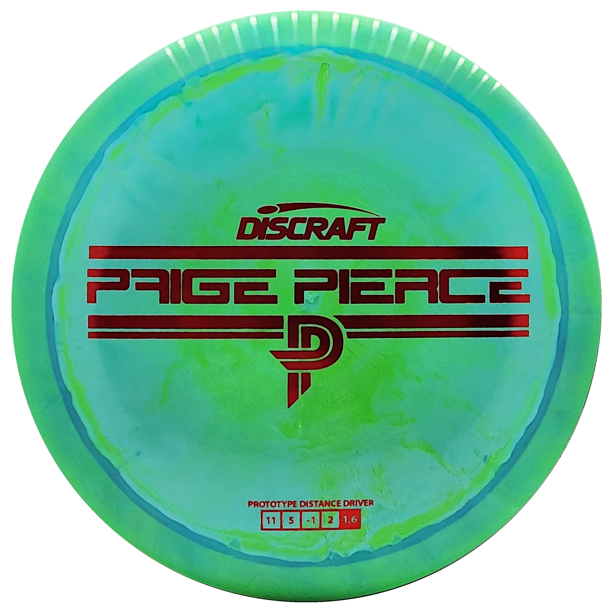 Discraft: Paige Pierce Drive Prototype - Green/Blue/Red