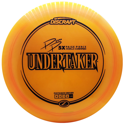 Discraft: Paige Pierce Z Line Undertaker Signature Series - Amber/Black