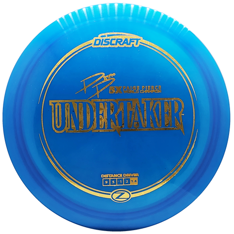 Discraft: Paige Pierce Z Line Undertaker Signature Series - Blue/Gold