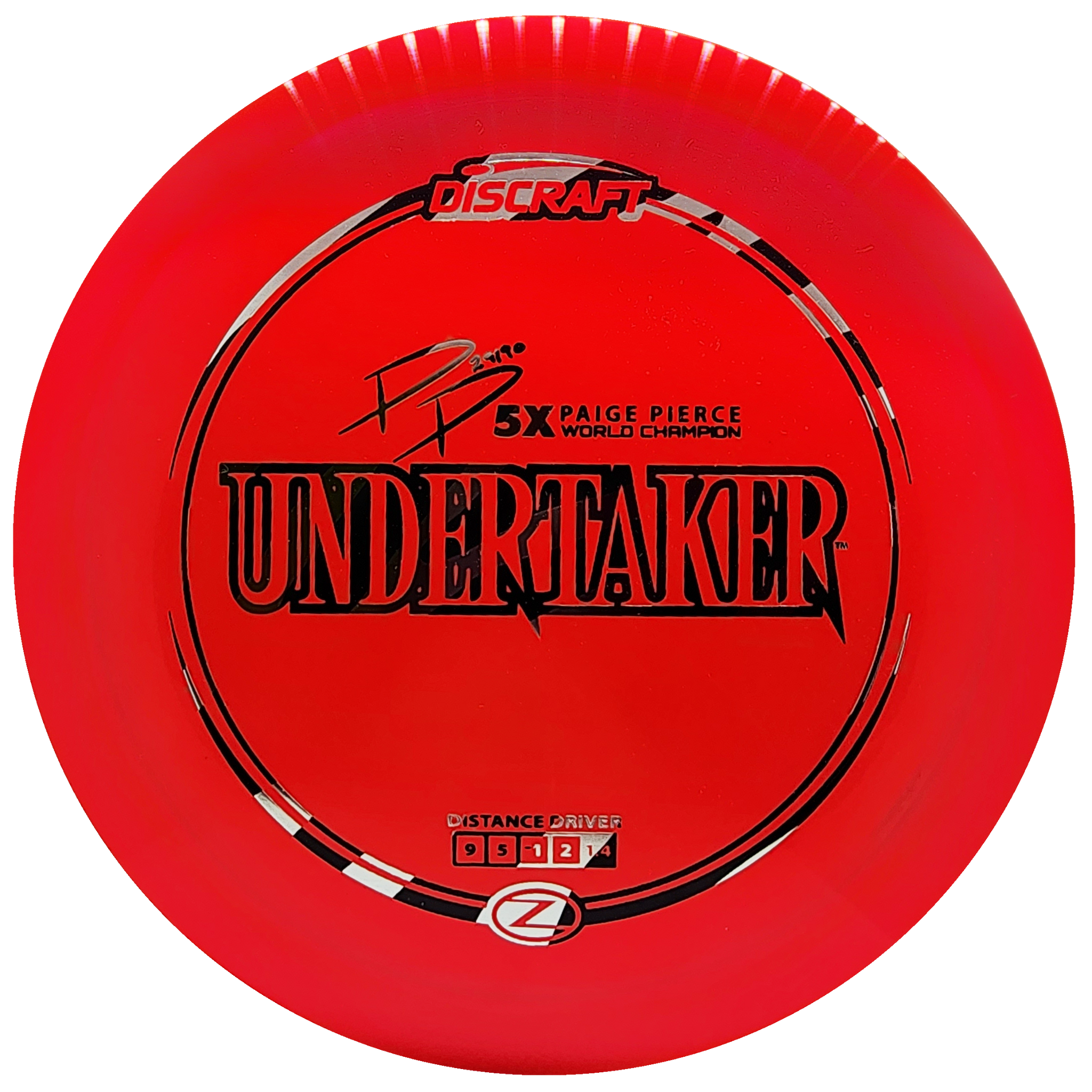 Discraft: Paige Pierce Z Line Undertaker Signature Series - Hot Pink/Black/Silver