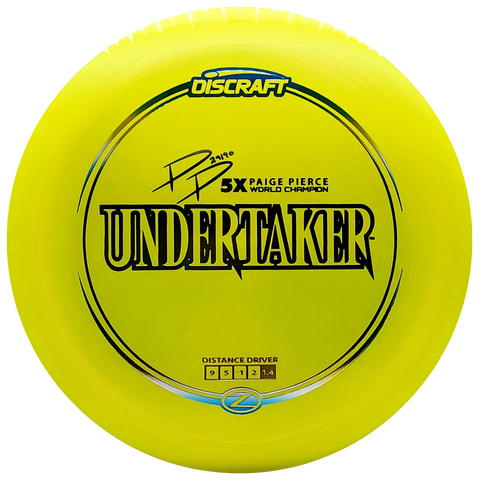 Discraft: Paige Pierce Z Line Undertaker Signature Series - Yellow/Blue/Gold/Silver