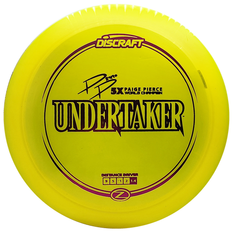 Discraft: Paige Pierce Z Line Undertaker Signature Series - Yellow/Pink