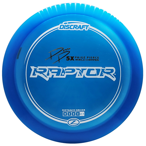 Discraft: Paige Pierce Z Raptor Signature Series - Blue/White/Gold