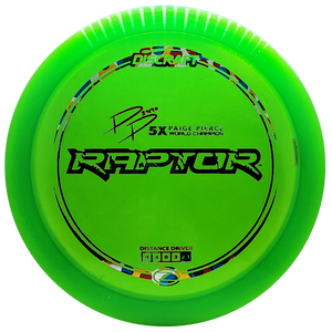 Discraft: Paige Pierce Z Raptor Signature Series - Lime Green/Dots