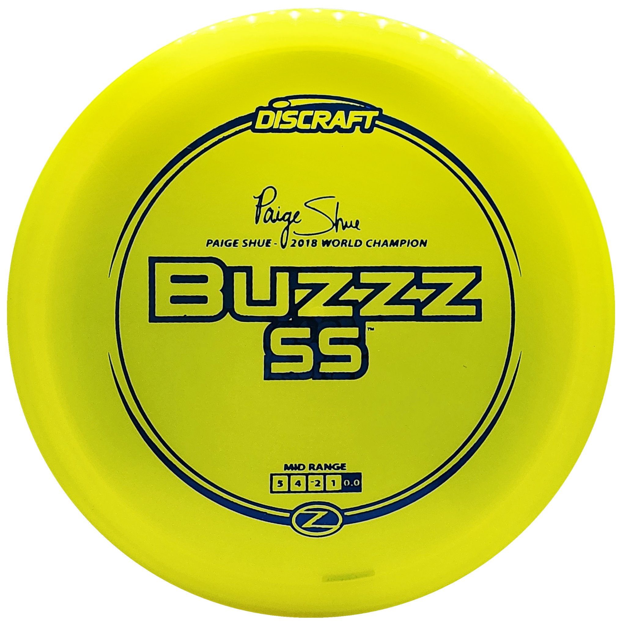 Discraft: Paige Shue Z Buzzz SS Signature Series - Yellow/Blue