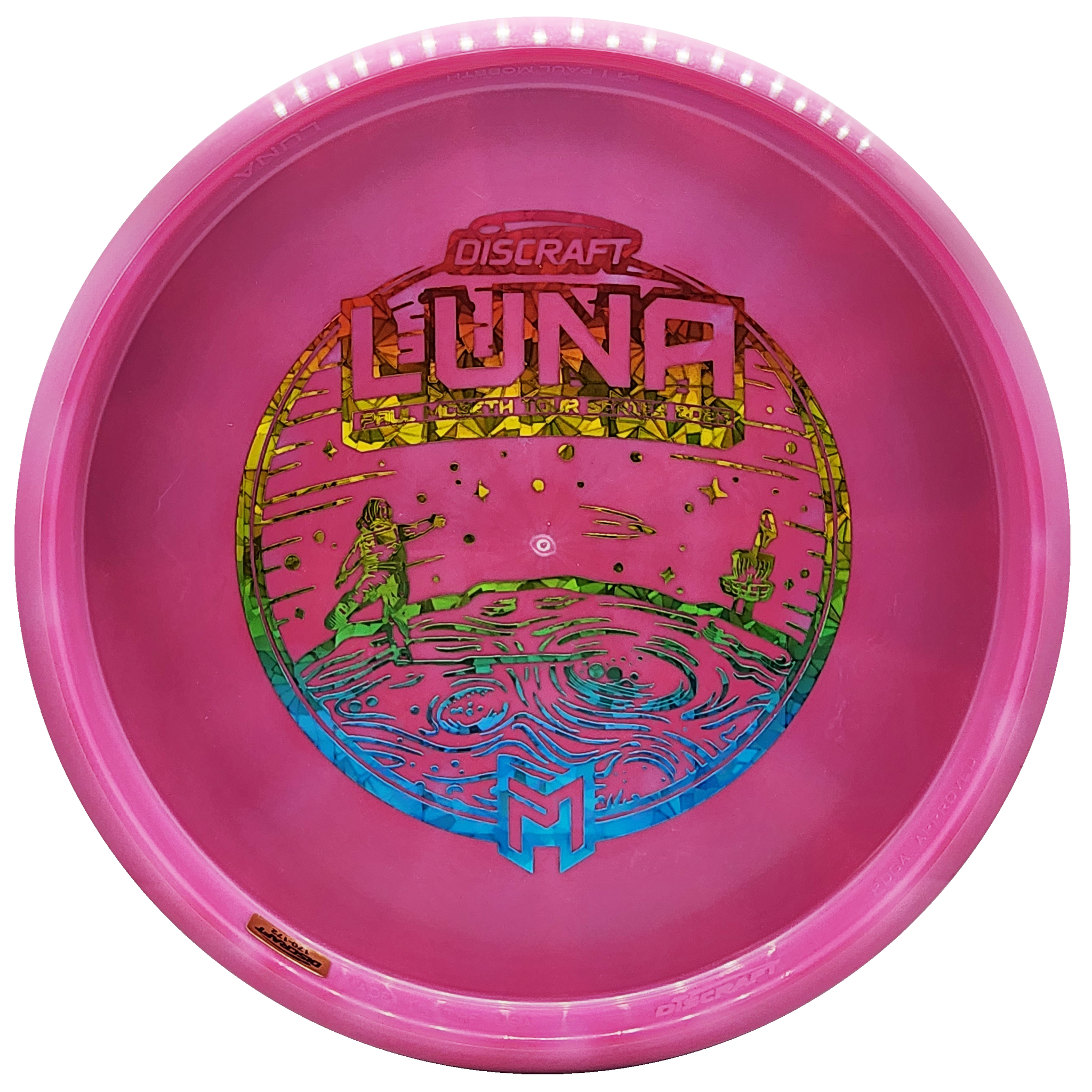 Discraft: Paul McBeth 2023 Tour Series - Luna - Magenta/Rainbow