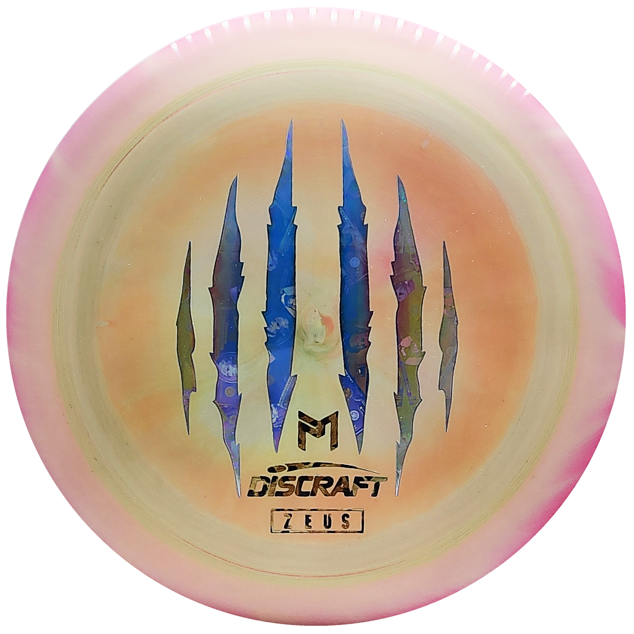 Discraft: Paul McBeth 6X Claw ESP Zeus - Orange/Pink/Silver/Gold/Brown