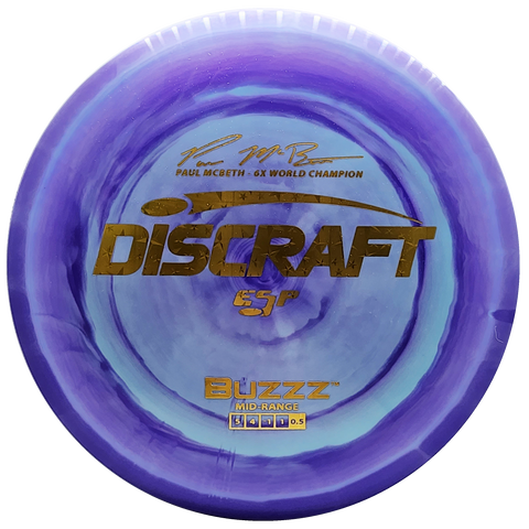 Discraft: Paul McBeth 6x ESP Buzzz Signature Series - Purple/Blue/Gold