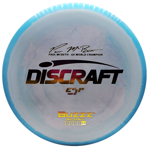 Discraft: Paul McBeth 6x ESP Buzzz Signature Series - Blue/Pink/Orange/Yellow