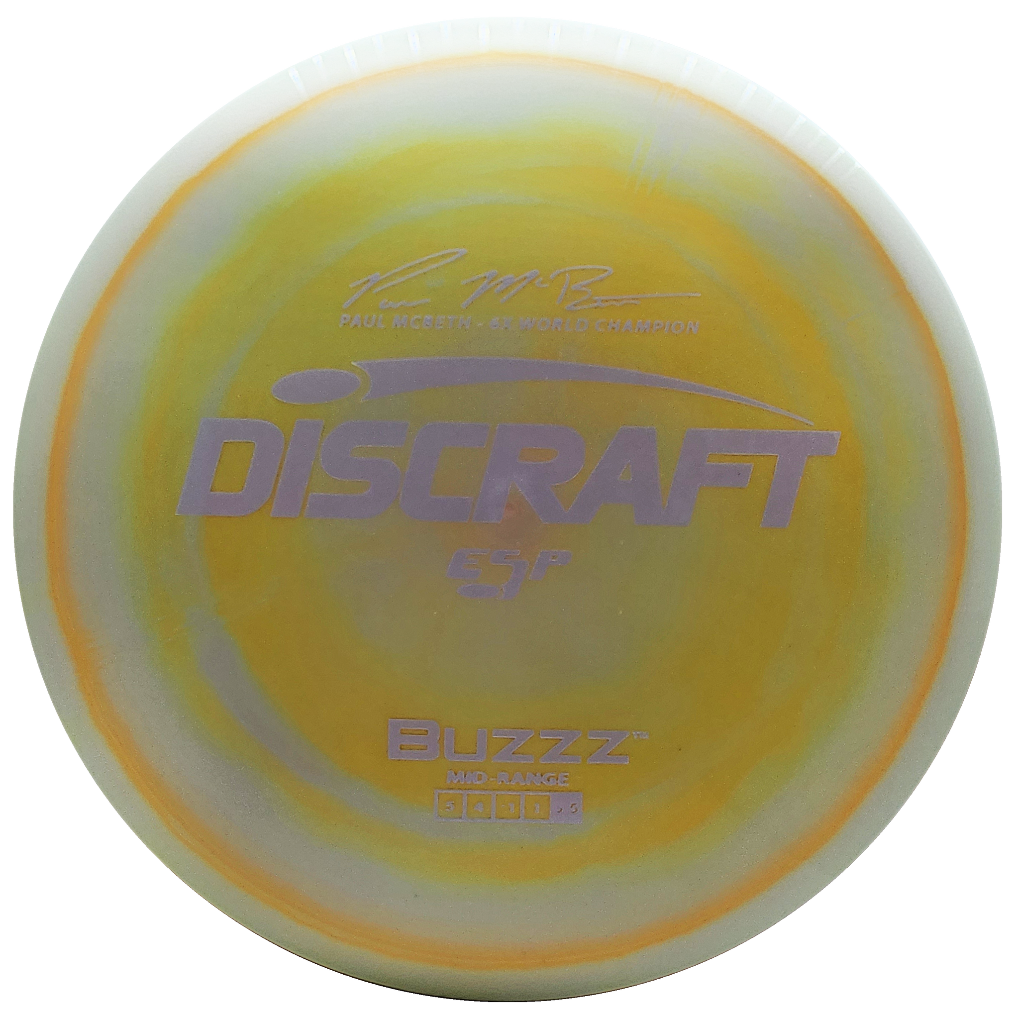 Discraft: Paul McBeth 6x ESP Buzzz Signature Series - Yellow/White