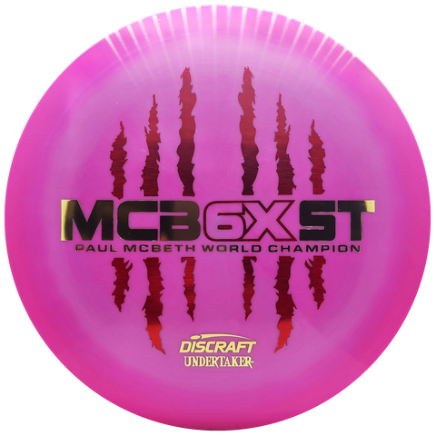 Discraft: Paul McBeth 6X McBeast ESP Undertaker - Pink/Red/Gold