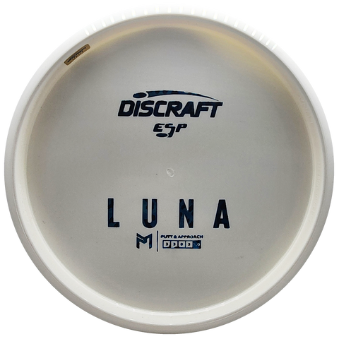 Discraft: Paul McBeth White ESP Luna Bottom Stamp - White/Blues