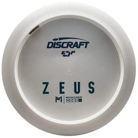 Discraft: Paul McBeth White ESP Zeus Bottom Stamp - White/Blue