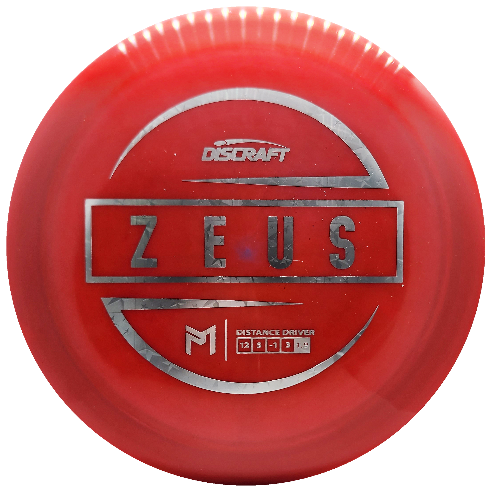 Discraft: Paul McBeth Zeus Driver - Red/Silver