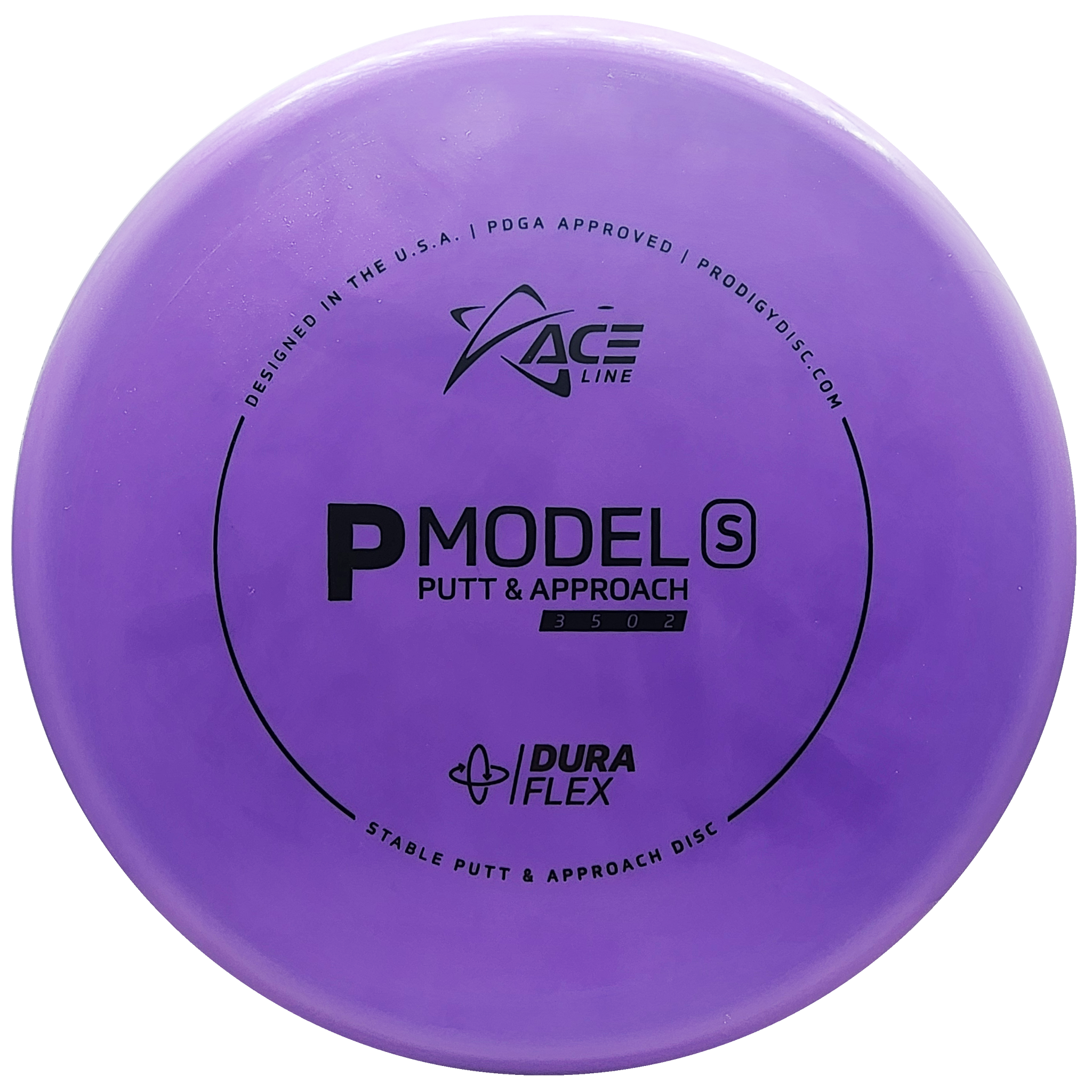 Prodigy: ACE Line P Model S Putt & Approach Disc - DuraFlex Plastic - Purple/Black