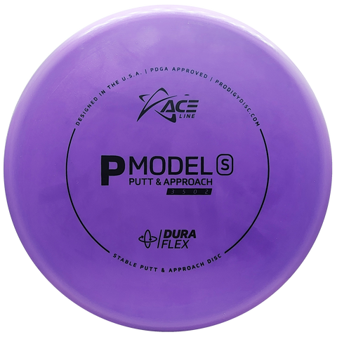 Prodigy: ACE Line P Model S Putt & Approach Disc - DuraFlex Plastic - Purple/Black