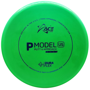 Prodigy: ACE Line P Model US Putt & Approach Disc - DuraFlex Plastic - Green/Blue