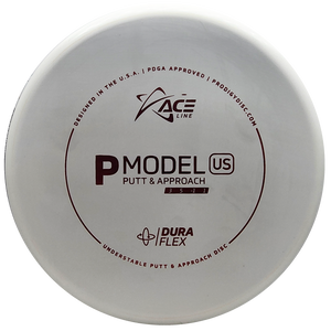 Prodigy: ACE Line P Model US Putt & Approach Disc - DuraFlex Plastic - White/Red