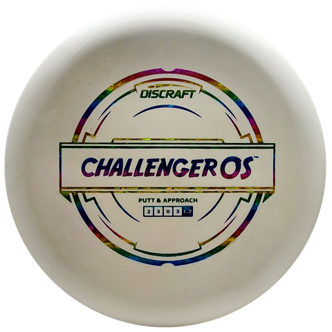 Discraft: Putter Line Challenger OS - White/Rainbow