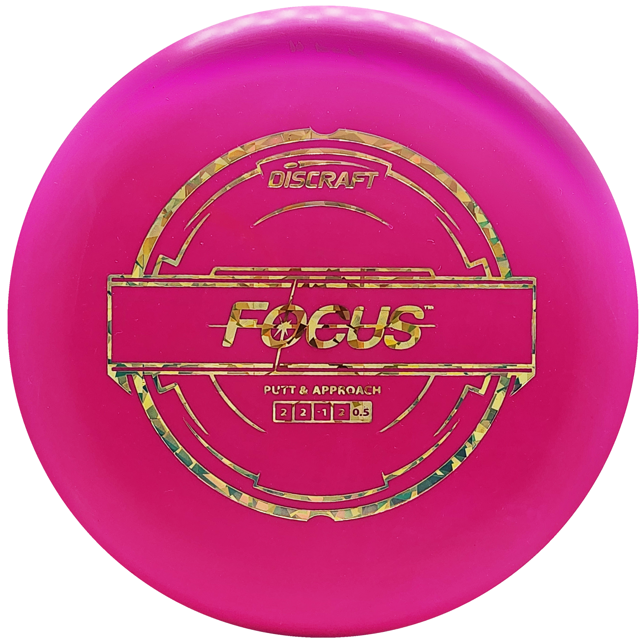 Discraft: Putter Line Focus - Pink/Gold