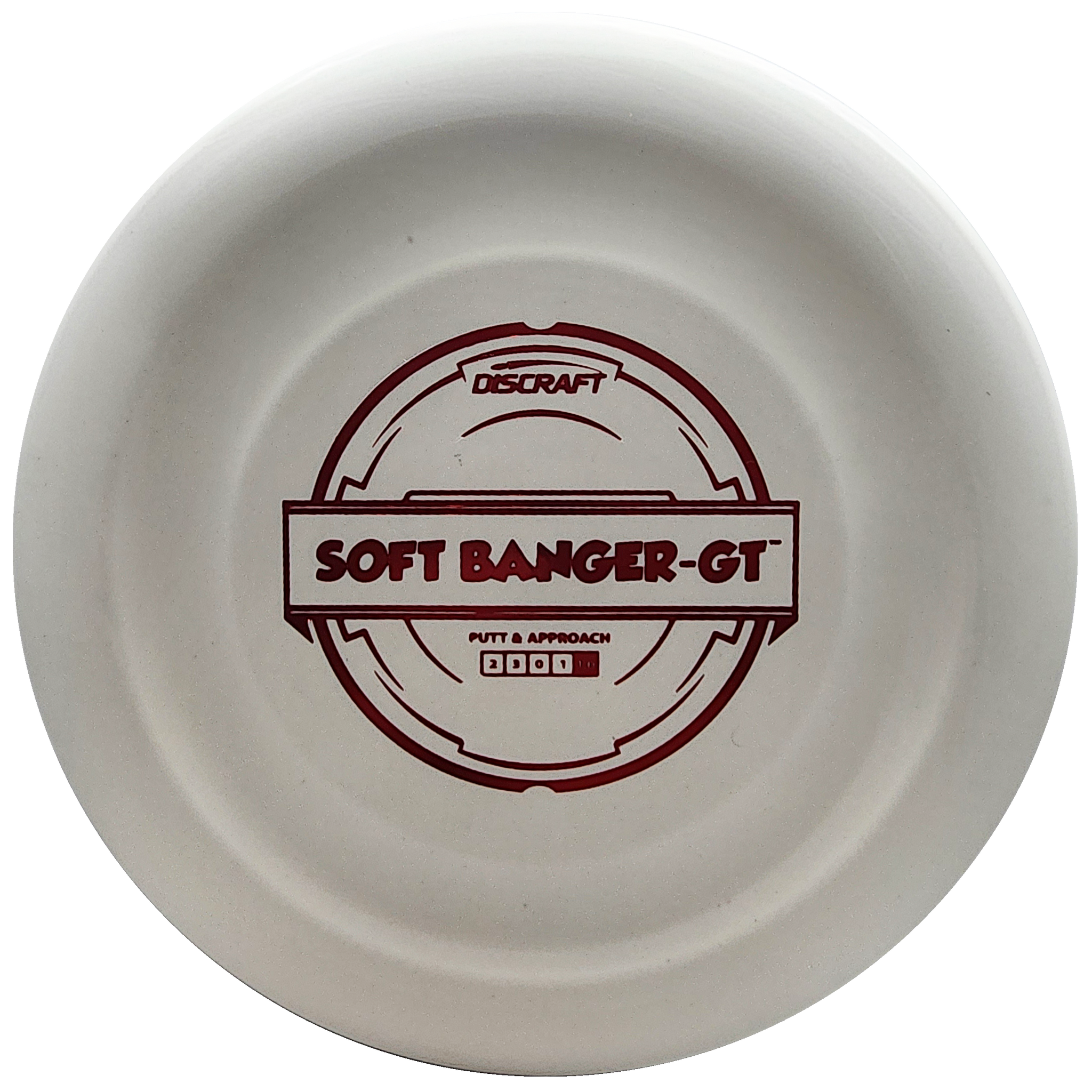 Discraft: Putter Line Soft Banger-GT - White/Red