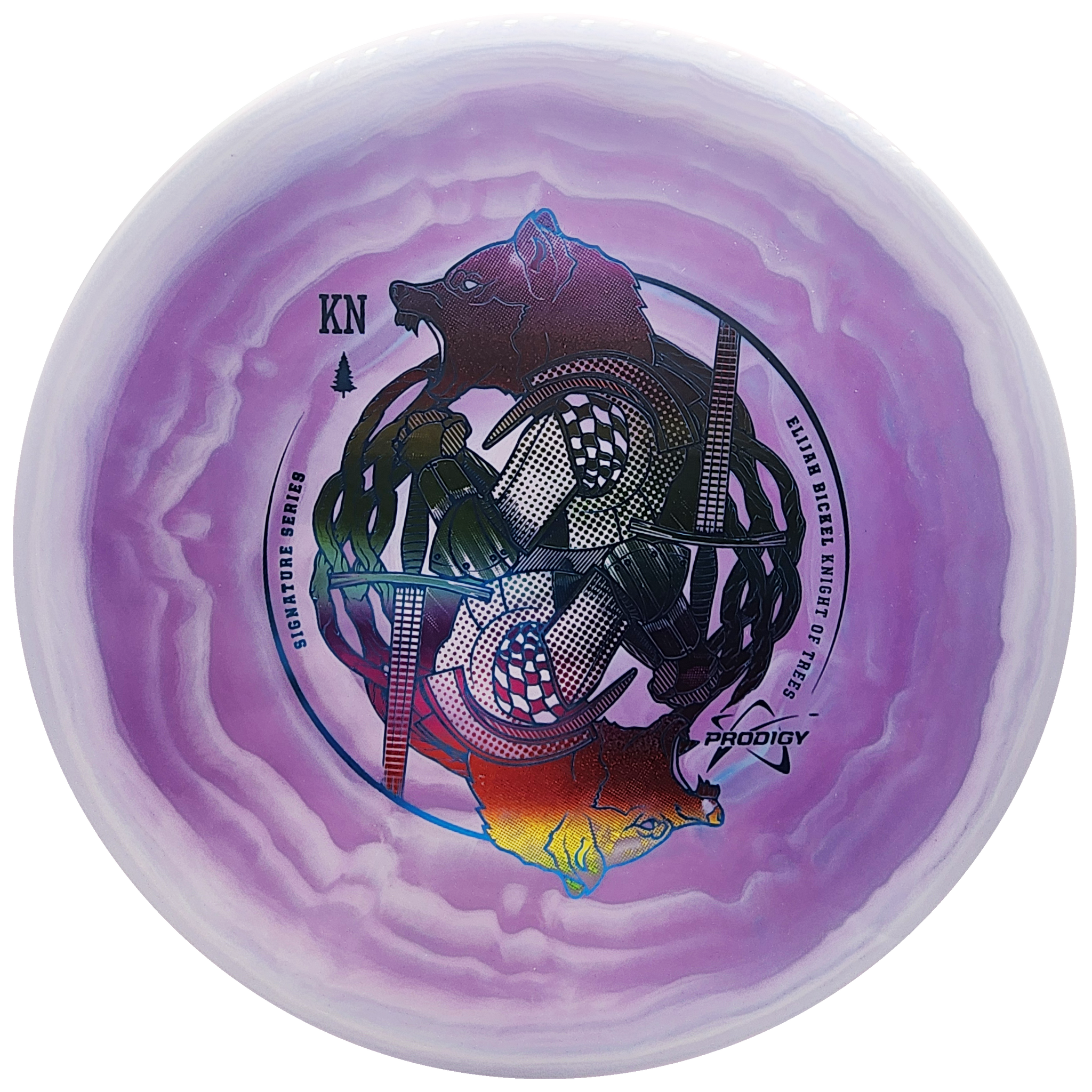 Prodigy: PX-3 500 Spectrum Plastic - Elijah Bickel 2023 Signature Series - Purple/Blue/Rainbow