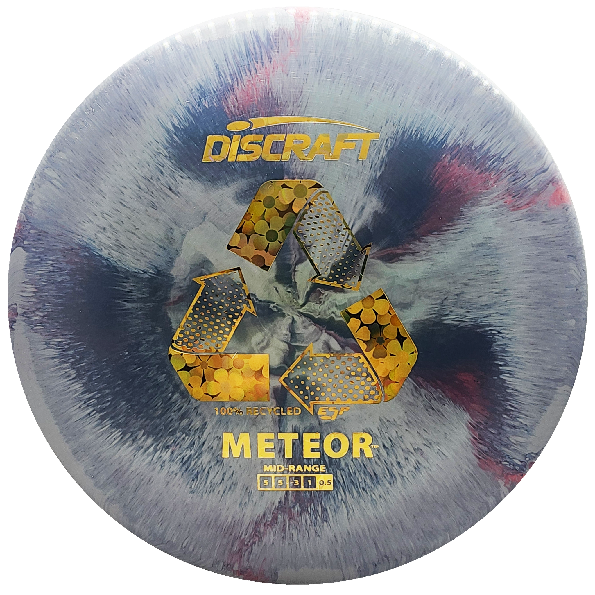 Discraft: Recycled Meteor - Grey/Pink/Gold