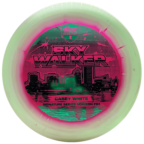 Discmania: Sky Walker - Casey White Signature Series Horizon S-Line FD1 - Light Green/Pink/Green