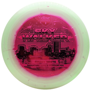 Discmania: Sky Walker - Casey White Signature Series Horizon S-Line FD1 - Light Green/Pink/Pink